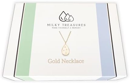 Milky Treasures Gold Necklace DIY Breastmilk Jewelry Kit