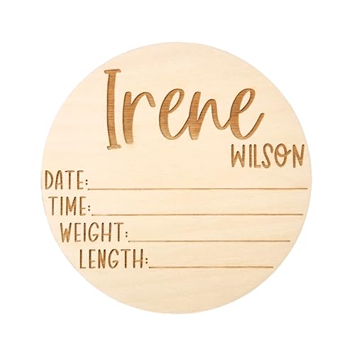 Personalized Newborn Baby Announcement Sign - Custom Birth Stat Sign for Hospital