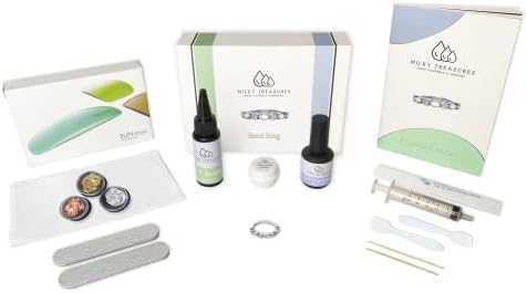 Band Ring DIY Breastmilk Jewelry Kit Adjustable Size 6-10