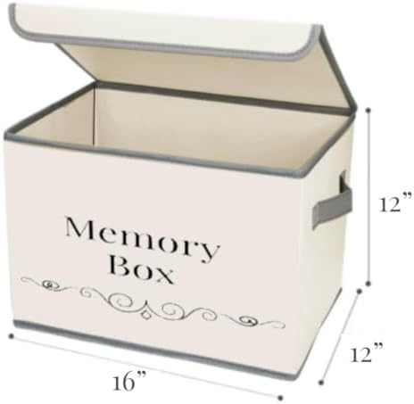 Pear Tree Essentials Memory Storage Box for Keepsakes