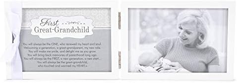 The Grandparent Gift Co First Great Grandchild Picture Frame - White