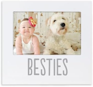 Pearhead Bestie and Baby Keepsake Frame White 1