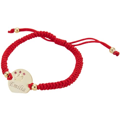 MIYOCAR Baby Name Bracelet 14K Gold Plated Dainty