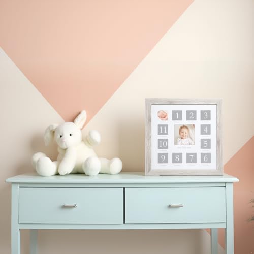 Kate Milo My First Year Frame - Rustic Wood