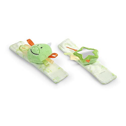 DEMDACO Unicorn Wrist Rattle and Mirror Toy