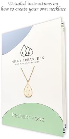 Milky Treasures Gold Necklace DIY Breastmilk Jewelry Kit