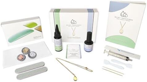 Milky Treasures Gold Necklace DIY Breastmilk Jewelry Kit