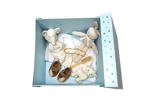 GroWings Baby Keepsake Box - 13x13x10 Inch Memory Storage