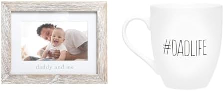 Pearhead Daddy Me Baby Frame DadLife Mug Fathers Day Gift