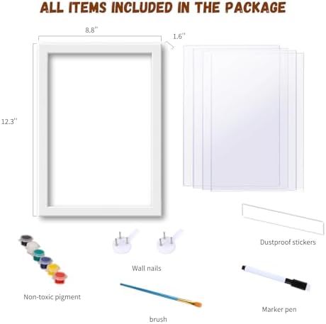 VidwanHome Family Handprint Kit - DIY Keepsake Frame 1