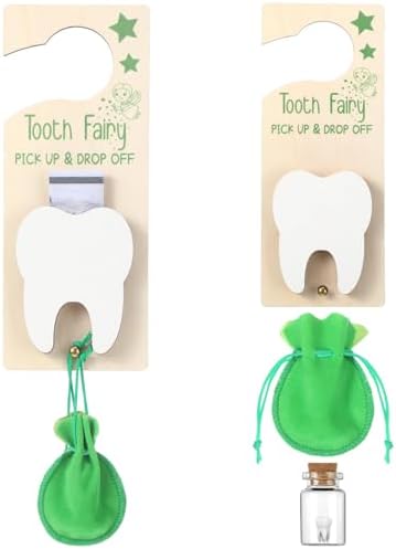 DoubleFill Tooth Fairy Holder Bag Hanger with Money Slot 1