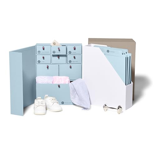 Savor Deluxe Baby Keepsake Box with Labels 1