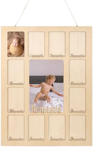 Personalized My First Year Photo Frame 12 Months Keepsake 1