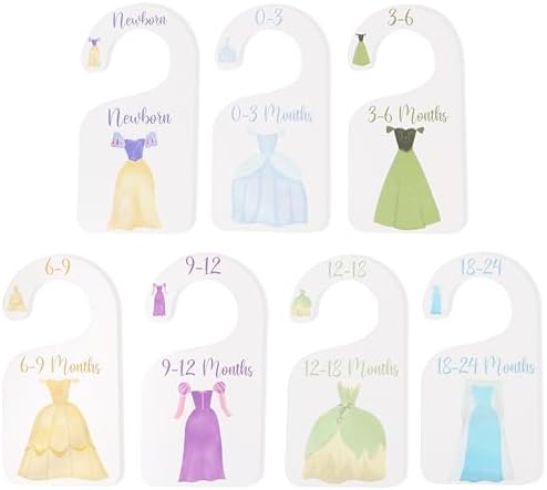 Princess Nursery Closet Dividers for Baby Organizing
