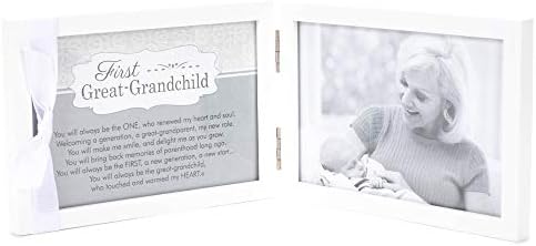 The Grandparent Gift Co First Great Grandchild Picture Frame - White
