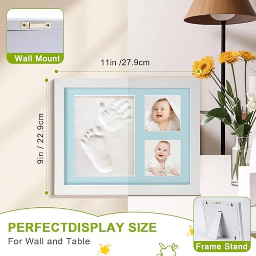 Baby Hand Footprint Kit with Frame - Newborn Keepsake