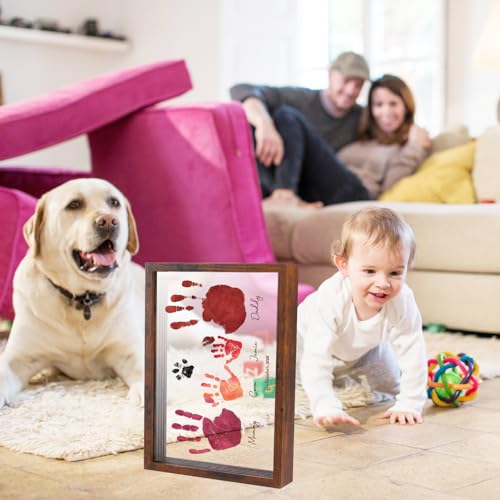 PUDEKO Family Handprint Craft Kit with 8 Colors