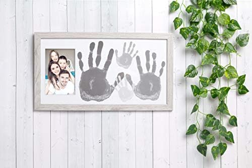 Kate Milo Rustic Farmhouse Family Handprint Frame
