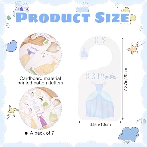 Princess Nursery Closet Dividers for Baby Organizing