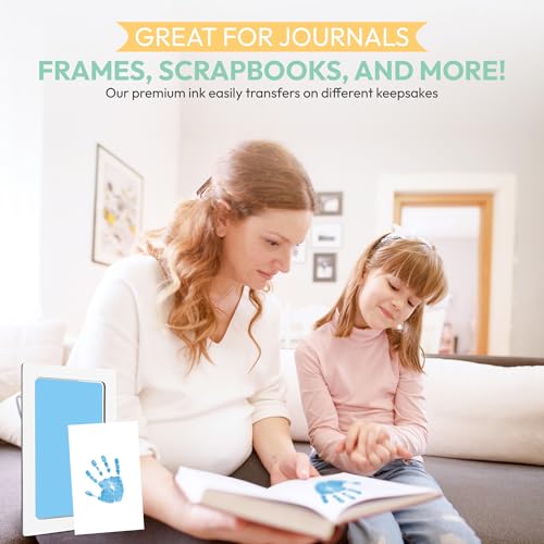 Clean Touch Ink Pad for Baby Handprints - Safe Non-Toxic