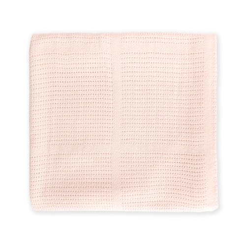 Amazing Baby Soft Pink Cellular Blanket