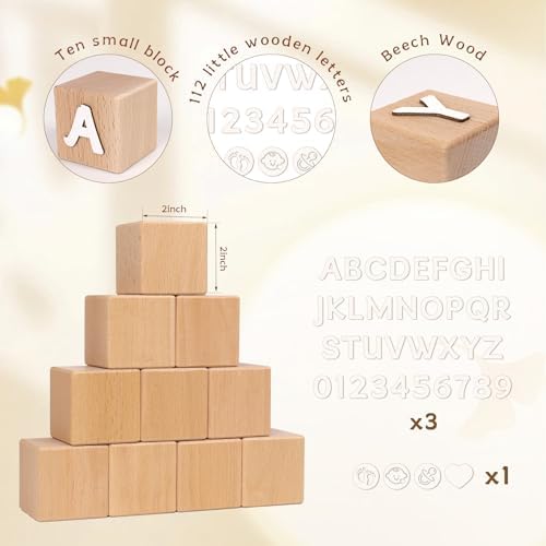 Custom Wooden Name Blocks for Nursery Decor