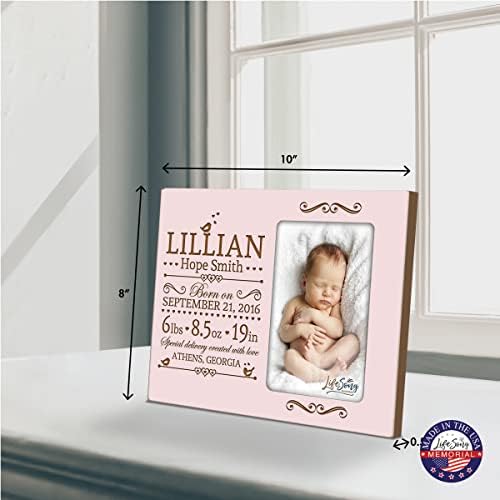 LifeSong Milestones New Baby Birth Announcement Frame
