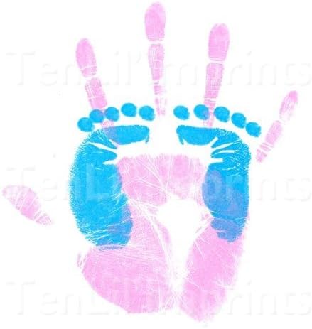 Ten Lil Imprints Mommy and Me Inkless Kit Blue 1