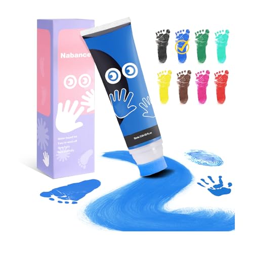 Nabance Safe Baby Footprint Ink Paint for DIY Keepsakes