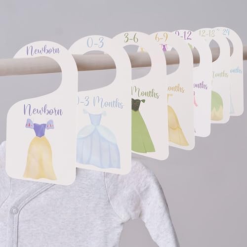 Princess Nursery Closet Dividers for Baby Organizing