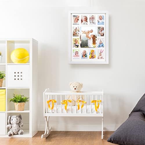 My First Year Picture Frame 12 Months Photo Collage Gender Neutral Keepsake