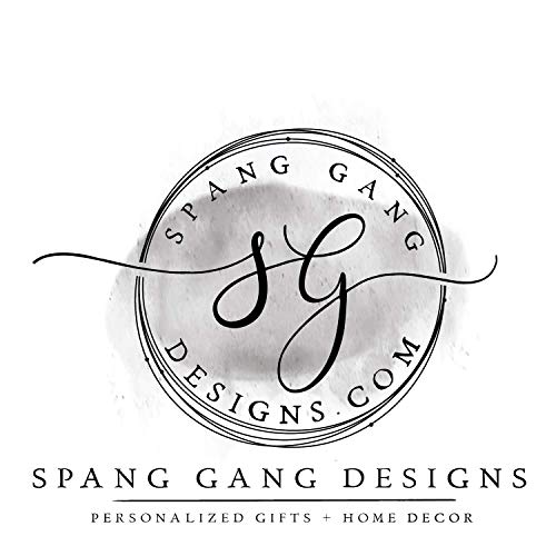 Spang Gang 1st Birthday Wood Card Holder Keepsake