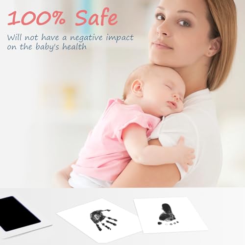 Tubuui Inkless Baby Hand Footprint Kit for Keepsakes