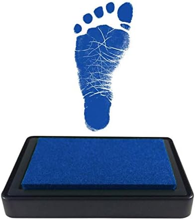 ReignDrop Ink Pad for Baby Footprint and Handprint - Dark Blue