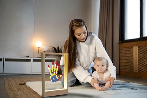 Family Handprint Kit with LED Light and Frame 1