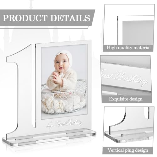 Colingmill 12 Set First Birthday Keepsake Frame Decor Set