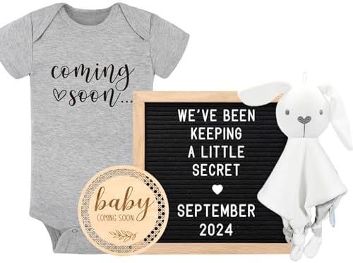 Blinking Stars Baby Coming Soon Announcement Set
