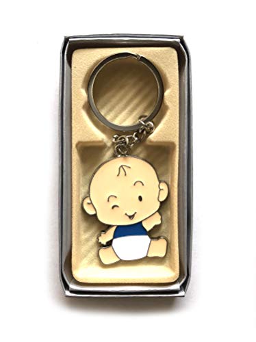 12 Pcs Baby Boys Girls Baptism Keychain Set Blue 1