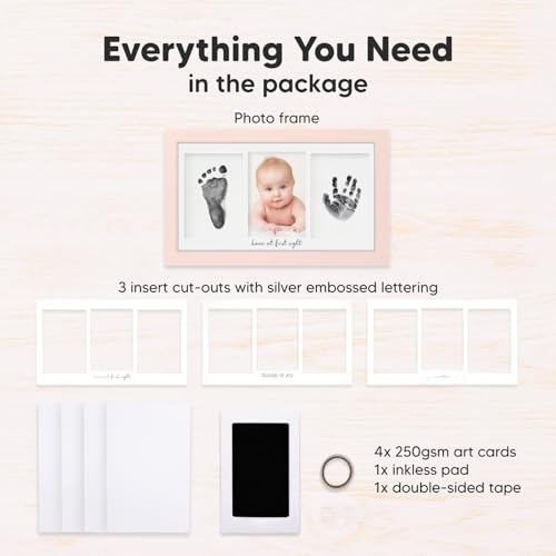 KeaBabies Inkless Baby Hand Footprint Kit