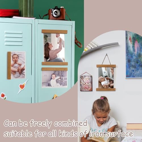 Zyeco Magnetic Ultrasound Photo Frame Wooden Keepsake Display