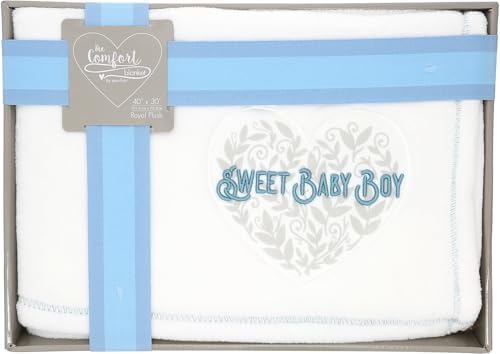 Pavilion Gift Company - Sweet Baby Boy Blanket 30x40