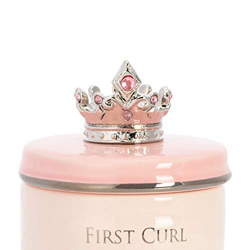 DEMDACO Pink First Tooth and Curl Keepsake Box 1