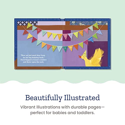 Babys First Birthday Personalized Book - Boys Blue Version