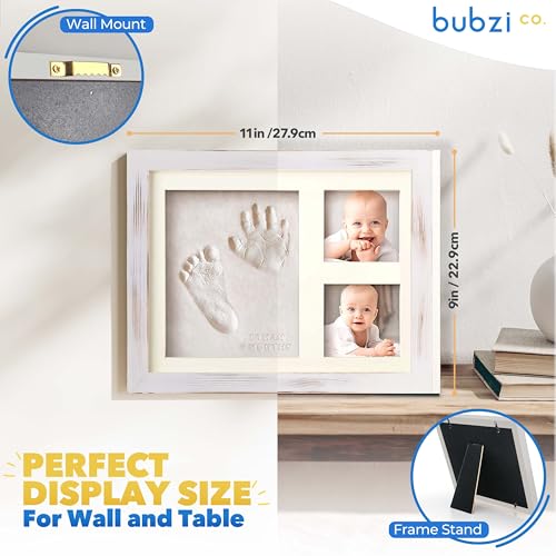 Bubzi Co Baby Footprint and Hand Print Kit - Cool Gray 1