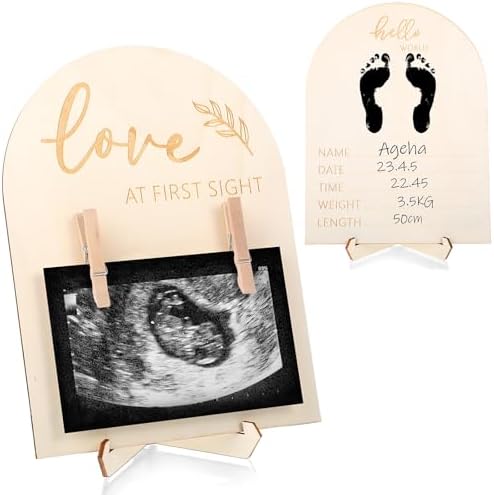 Lusofie Double-Sided Ultrasound Picture Frame