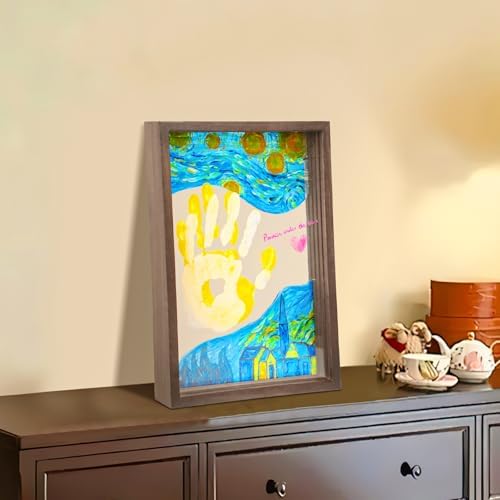Family Handprint Frame Kit with 12 Colors Pens