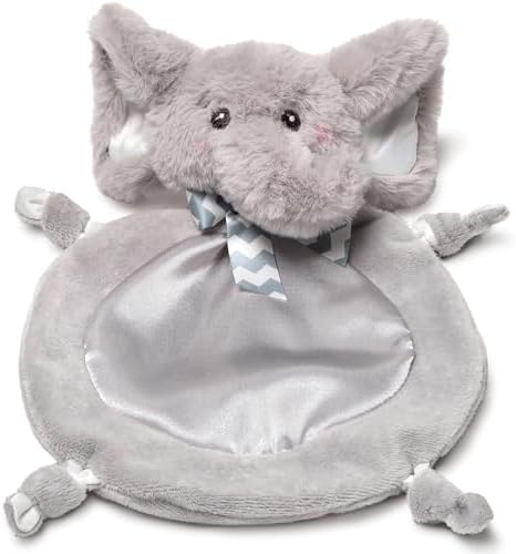 Bearington Collection Baby Elephant Blanket - 8x7 Inch Wee Spout