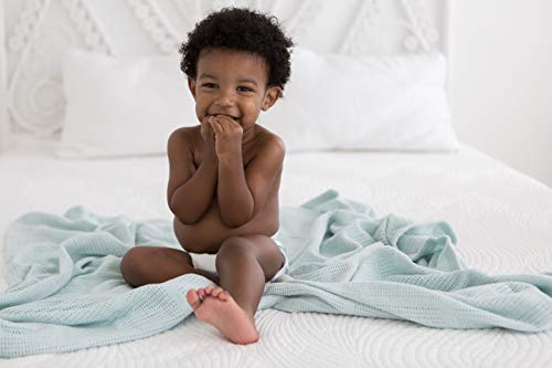 Amazing Baby Soft Blue Cellular Blanket