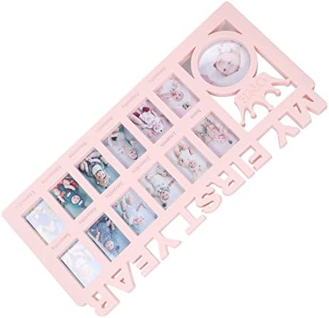 Walfront My First Year Baby Photo Frame Set - 12 Month Growth Display