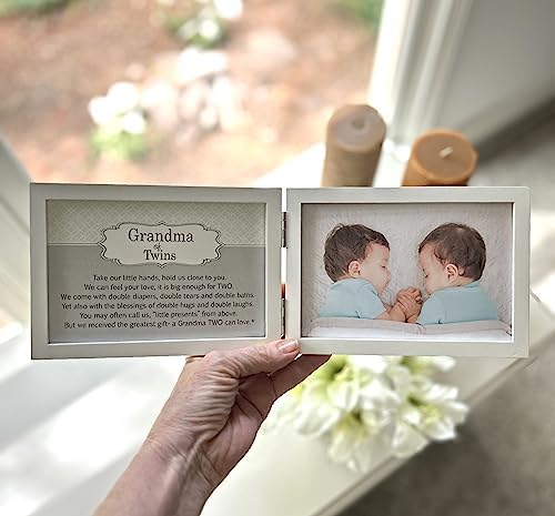 Grandparent Gift Co Grandma of Twins Poem Frame